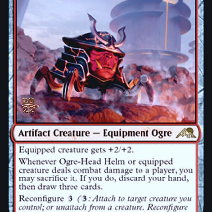 Ogre-Head Helm [Kamigawa: Neon Dynasty Prerelease Promos]