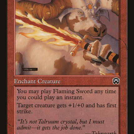 Flaming Sword [Mercadian Masques]