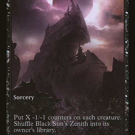 Black Sun's Zenith (Extended Art) [Mirrodin Besieged Promos]
