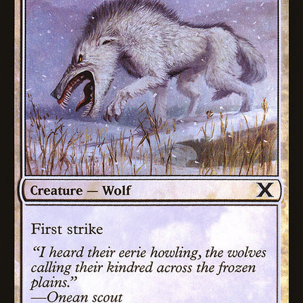 Tundra Wolves (Premium Foil) [Tenth Edition]