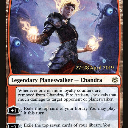Chandra, Fire Artisan [War of the Spark Prerelease Promos]