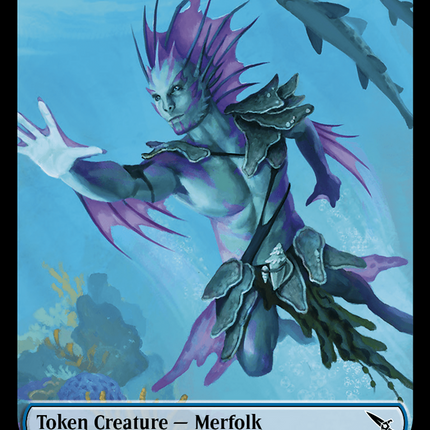 Detective // Merfolk Double-Sided Token [Murders at Karlov Manor Tokens]