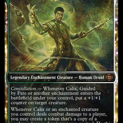 Calix, Guided by Fate (Showcase Halo Foil) [March of the Machine: The Aftermath]