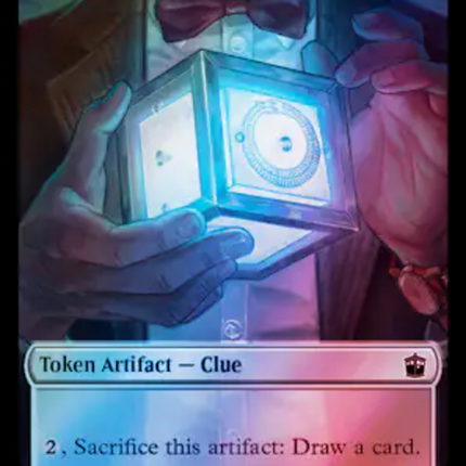 Alien Angel // Clue (0053) Double-Sided Token (Surge Foil) [Doctor Who Tokens]