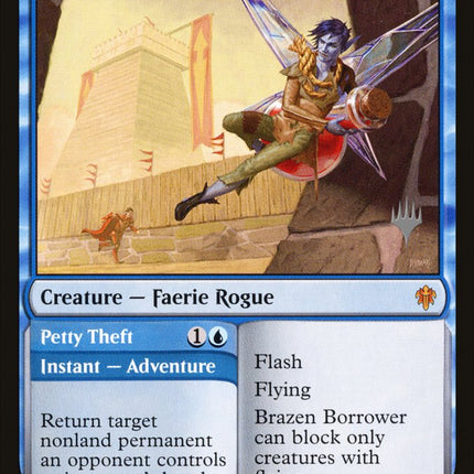 Brazen Borrower // Petty Theft (Promo Pack) [Throne of Eldraine Promos]