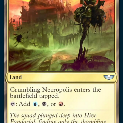Crumbling Necropolis (Surge Foil) [Warhammer 40,000]