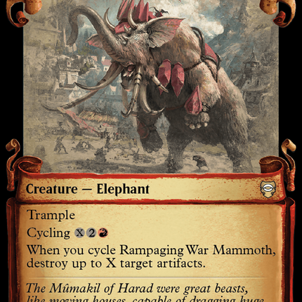 Rampaging War Mammoth [The Lord of the Rings: Tales of Middle-Earth Commander Showcase Scrolls]