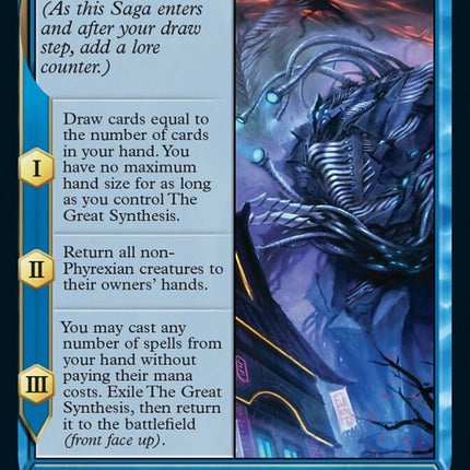Jin-Gitaxias // The Great Synthesis (Borderless Alternate Art) [March of the Machine]