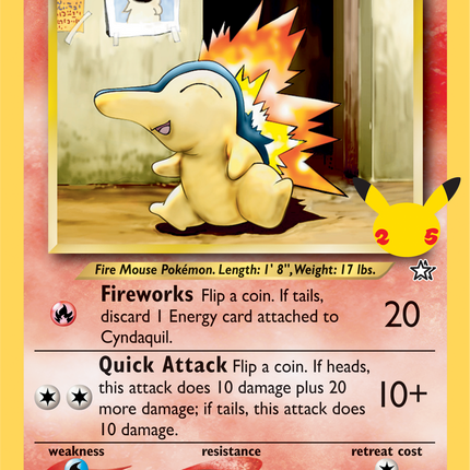 Cyndaquil (57/111) (Jumbo Card) [First Partner Pack]