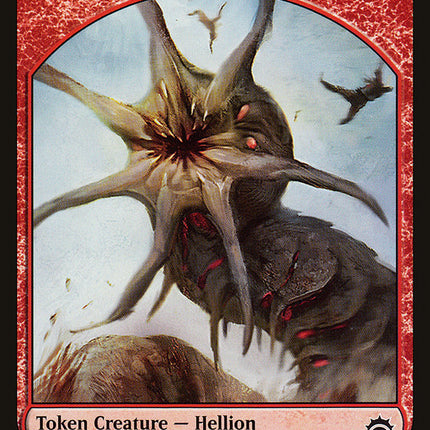 Zombie // Hellion Double-Sided Token [Planechase Anthology Tokens]