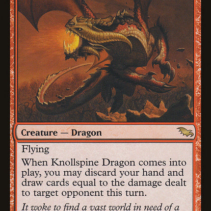 Knollspine Dragon [Shadowmoor]