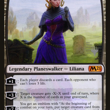Liliana, Waker of the Dead (Promo Pack) [Core Set 2021 Promos]
