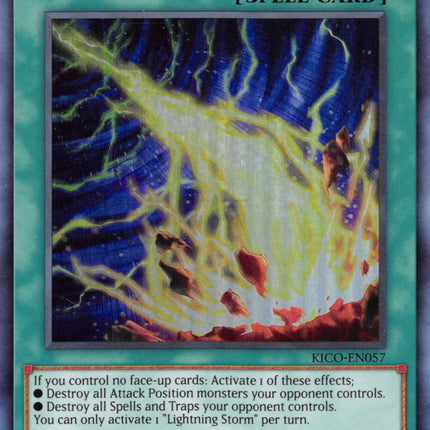 Lightning Storm (Ultra Rare) [KICO-EN057] Ultra Rare