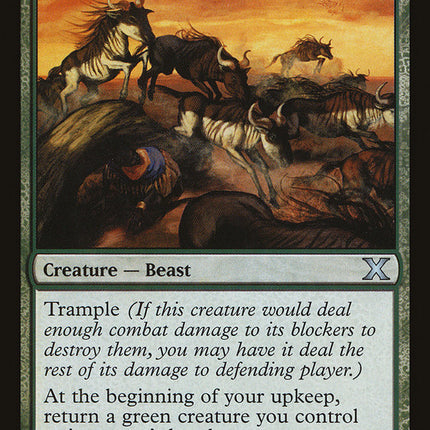 Stampeding Wildebeests [Tenth Edition]