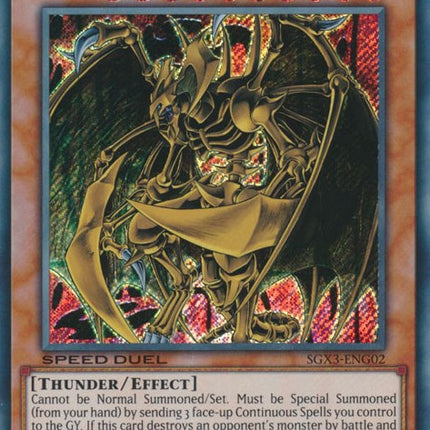 Hamon, Lord of Striking Thunder [SGX3-ENG02] Secret Rare