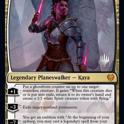 Kaya the Inexorable (Promo Pack) [Kaldheim Promos]