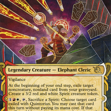 Quintorius, Loremaster (Showcase Planar Booster Fun) [March of the Machine]