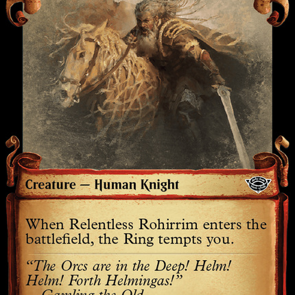 Relentless Rohirrim [The Lord of the Rings: Tales of Middle-Earth Showcase Scrolls]