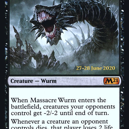 Massacre Wurm [Core Set 2021 Prerelease Promos]