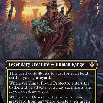 Yuma, Proud Protector (Borderless) [Outlaws of Thunder Junction Commander]