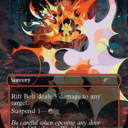 Rift Bolt (2050) (Rainbow Foil) [Secret Lair Drop Series]