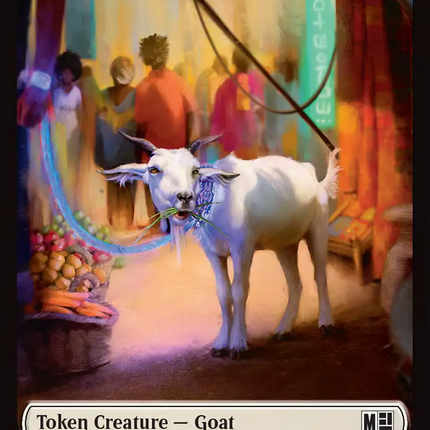 Soldier // Goat Double-Sided Token [Marvel Super Heroes Commander Tokens]