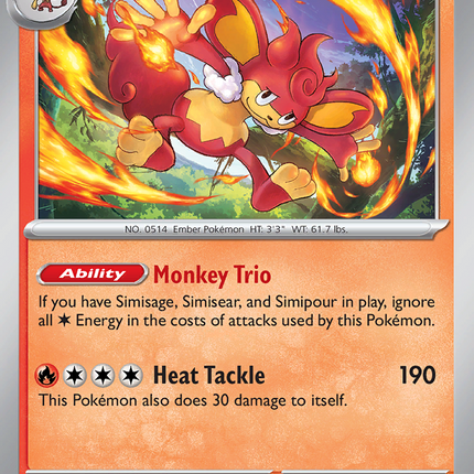Simisear (021/182) [Scarlet & Violet: Paradox Rift]