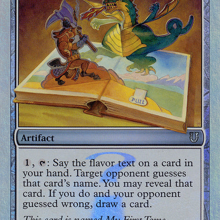 My First Tome (Alternate Foil) [Unhinged]