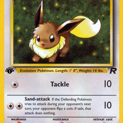 Eevee (55/82) [Team Rocket 1st Edition]
