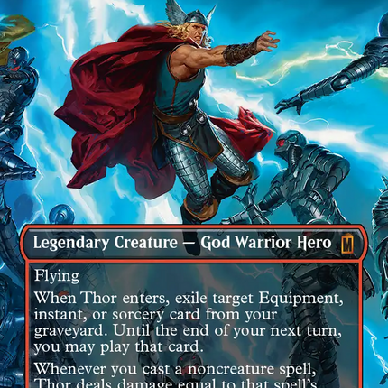Thor, God of Thunder (Borderless) (0338) [Marvel Super Heroes]
