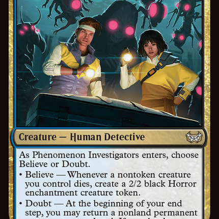 Phenomenon Investigators [Duskmourn: House of Horror Commander]