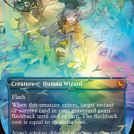 Snapcaster Mage (Borderless) (Chocobo Track Foil) [FINAL FANTASY Commander]