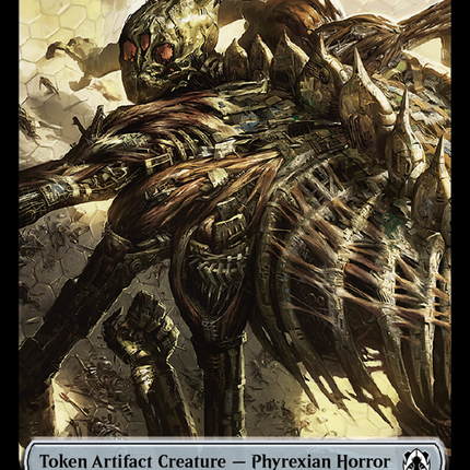 Phyrexian Golem // Phyrexian Horror Double-Sided Token [March of the Machine Commander Tokens]