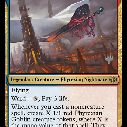 Ovika, Enigma Goliath (Promo Pack) [Phyrexia: All Will Be One Promos]