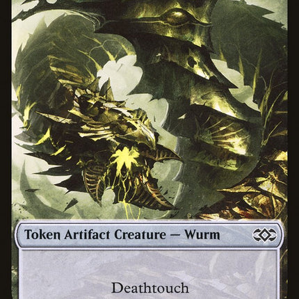 Human Soldier // Wurm (029) Double-Sided Token [Double Masters Tokens]