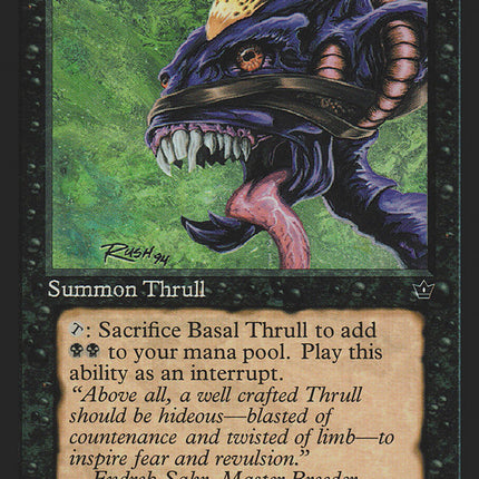 Basal Thrull (Christopher Rush) [Fallen Empires]