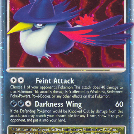 Honchkrow LV.X (132/132) [Diamond & Pearl: Secret Wonders]