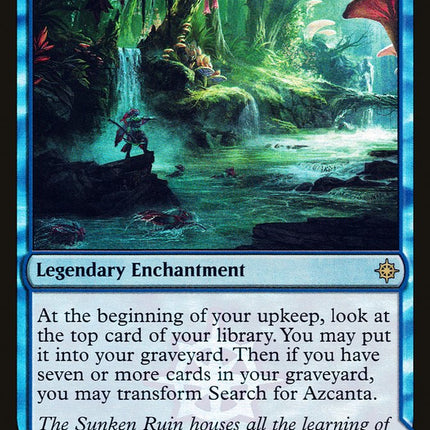 Search for Azcanta // Azcanta, the Sunken Ruin (Buy-A-Box) [Ixalan Treasure Chest]