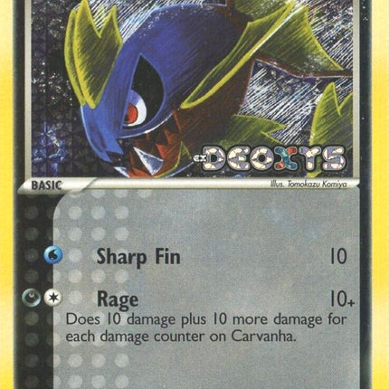 Carvanha (56/107) (Stamped) [EX: Deoxys]