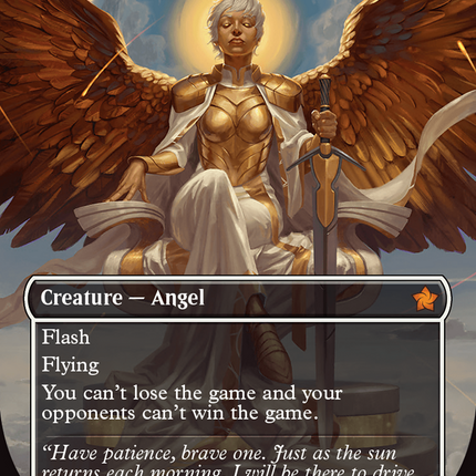 Herald of Eternal Dawn (Borderless) (Mana Foil) [Foundations]