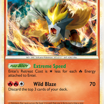 Entei (SL3) [HeartGold & SoulSilver: Call of Legends]