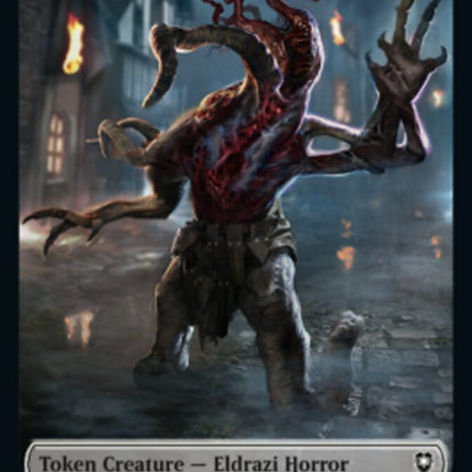 Horror // Eldrazi Horror Double-Sided Token [Commander Legends: Battle for Baldur's Gate Tokens]
