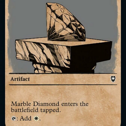 Marble Diamond (Showcase) [Commander Legends: Battle for Baldur's Gate]
