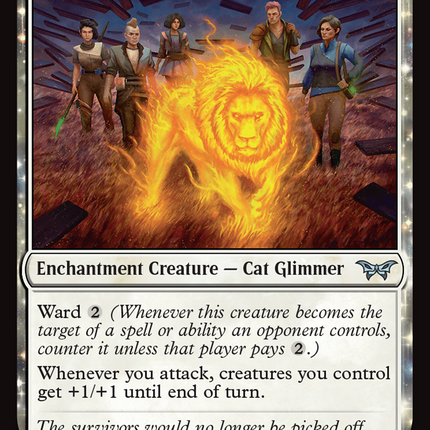 Lionheart Glimmer [Duskmourn: House of Horror]