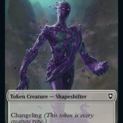 Kor Warrior // Shapeshifter (023) Double-Sided Token [Commander Legends: Battle for Baldur's Gate Tokens]