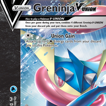 Greninja V-Union (SWSH155) [Sword & Shield: Black Star Promos]