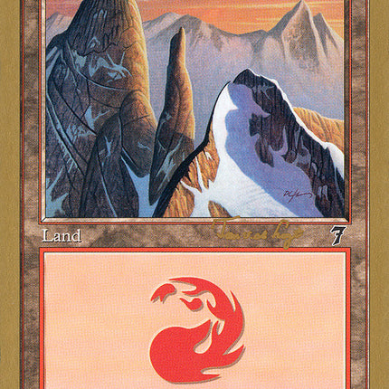 Mountain (337) (Tom van de Logt) [World Championship Decks 2001]