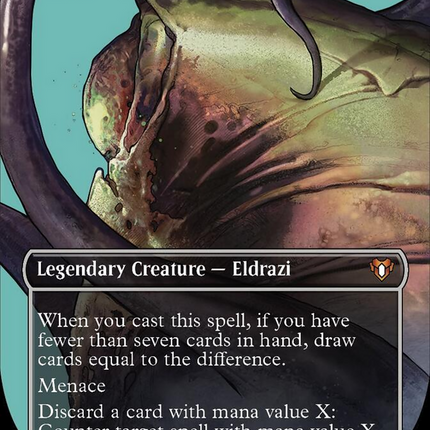 Kozilek, the Great Distortion (Borderless Textured Foil Frame Break) [Commander Masters]