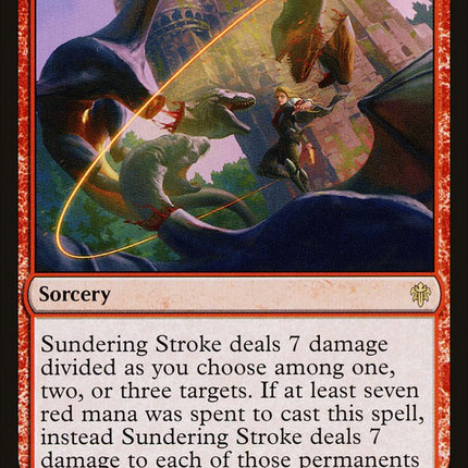 Sundering Stroke [Throne of Eldraine]
