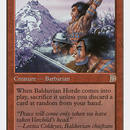 Balduvian Horde [Deckmasters]